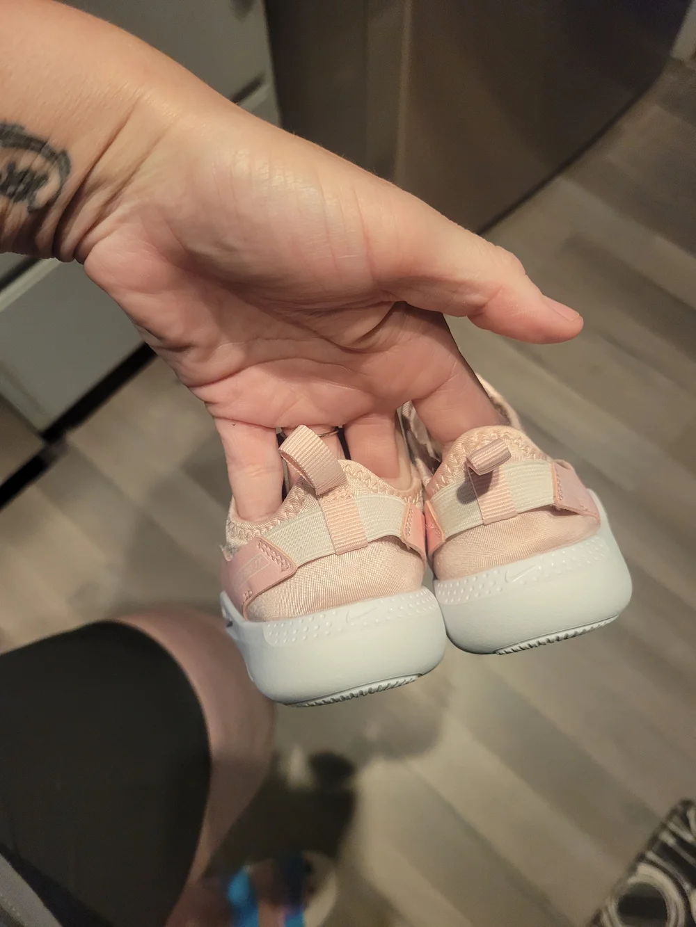 Nike Kids Pink Slip-On Athletic Shoes Size 9c Toddlers